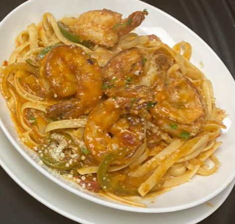 Order Diablo Pasta with Shrimp 戀 food online from 512 Quantum Sound Bar & Restaurant store, Jersey City on bringmethat.com