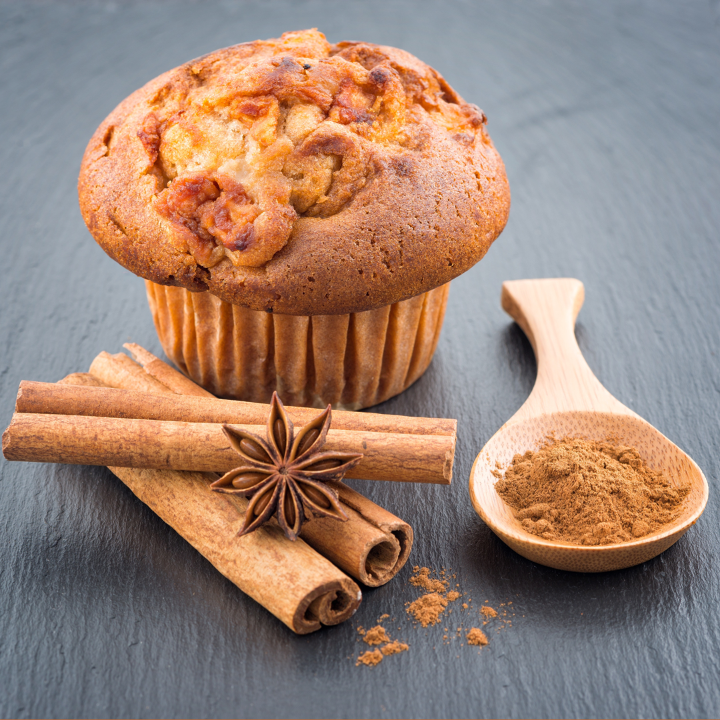 Order Apple Cinnamon Muffin food online from Bavarian Bakery & Deli store, Dover on bringmethat.com