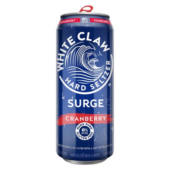 Order White Claw Surge Cranberry food online from Lone Star store, Gainesville on bringmethat.com