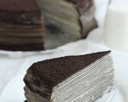 Order Oreo Mille Crepe Cake(W)奥利奥千层整个 food online from Timeless Tea store, Seattle on bringmethat.com