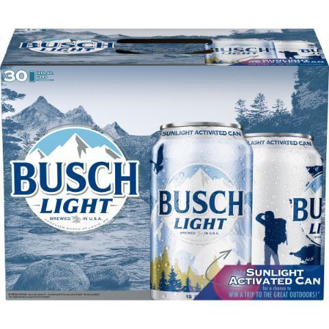 Order Busch Light 30 Pack 12oz Can food online from 7-Eleven store, Evans Mills on bringmethat.com