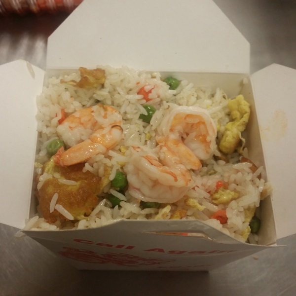 Order Prawns Fried Rice food online from Hong Kong Delights store, Oakland on bringmethat.com
