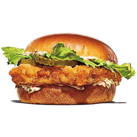 Order Big Fish Sandwich food online from Burger King store, St. Clairsville on bringmethat.com