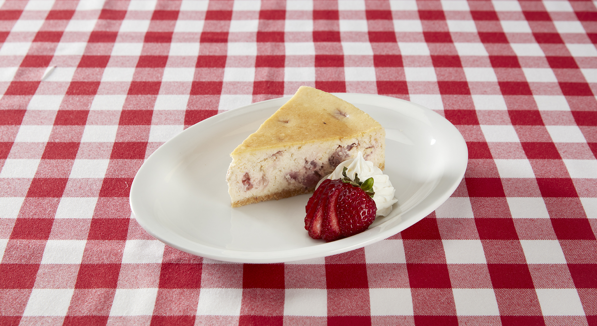 Order Strawberry Cheesecake food online from Grimaldi's store, Dallas on bringmethat.com