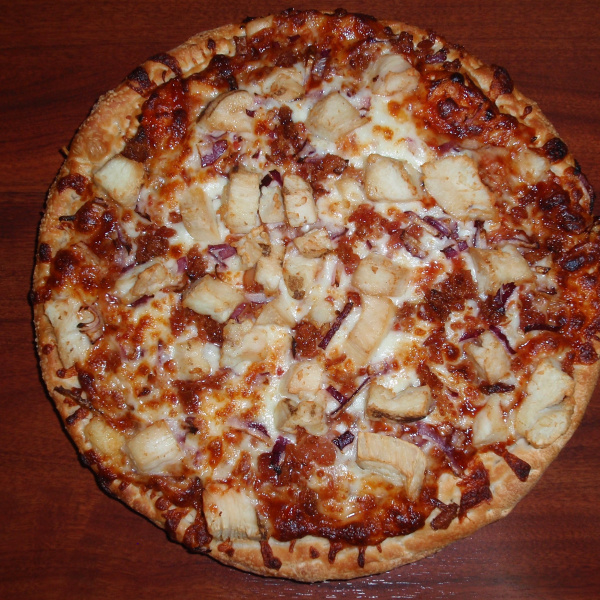 Order BBQ Chicken Pizza food online from Pizza Paradise store, Austin on bringmethat.com