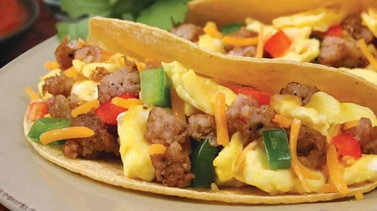 Order Sausage and eggs Tacos food online from El Taco Chico store, Oak Park on bringmethat.com