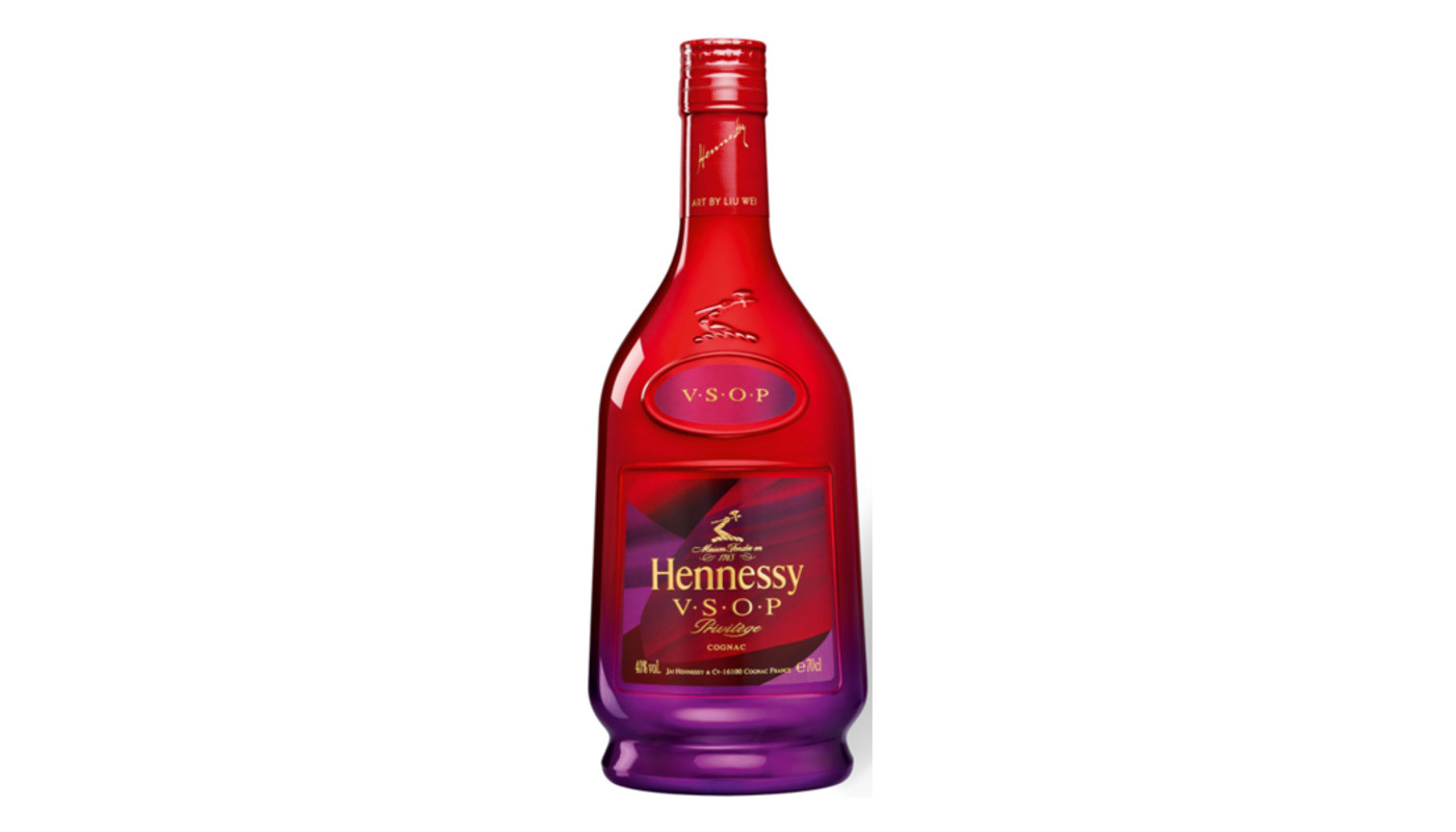 Order Liu Wei Hennessy VSOP 750ml Bottle food online from Liquor Palace store, Burbank on bringmethat.com