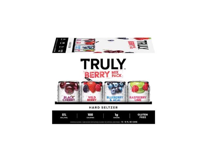 Order Truly Hard Seltzer Berry Variety Pack food online from Forest Park Liquors store, Forest Park on bringmethat.com