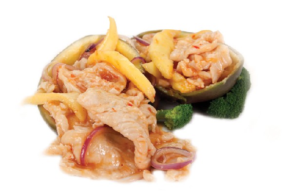 Order Thai Mango with Chicken food online from Masago store, Morristown on bringmethat.com