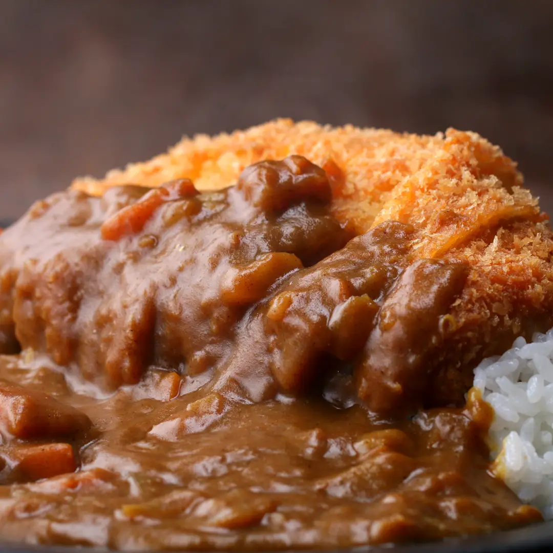 Order Curry Pork Katsu with Rice food online from King Of Ramen store, Spokane on bringmethat.com