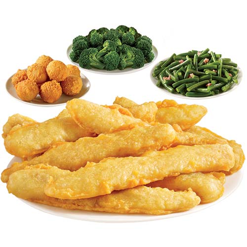 Order 10 Piece Fish Family Meal food online from Captain D's Seafood store, Albany on bringmethat.com
