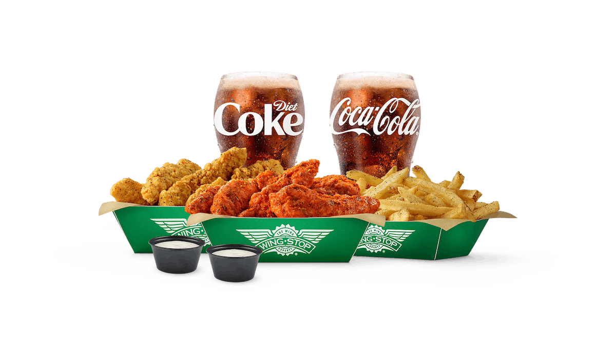 Order 8 pc Meal for 2 - Crispy Tenders food online from WingStop - Clifton store, Clifton on bringmethat.com