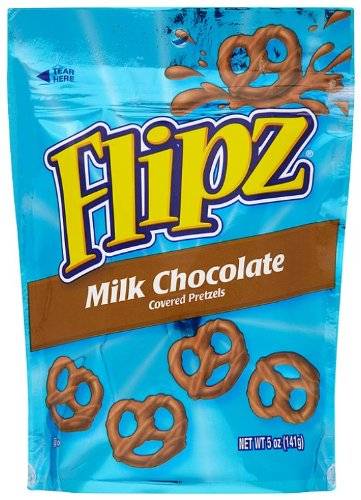 Order Flipz Milk Chocolate Covered Pretzels food online from Pepack Sunoco store, Peapack on bringmethat.com