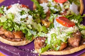 Order SOPES: Carne Enchilada Sope food online from Nuevo Azteca store, Bronx on bringmethat.com