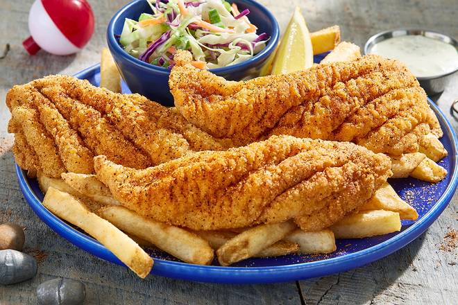 Order Delta Catfish & Fries food online from Dockside Charlie store, Griffin on bringmethat.com