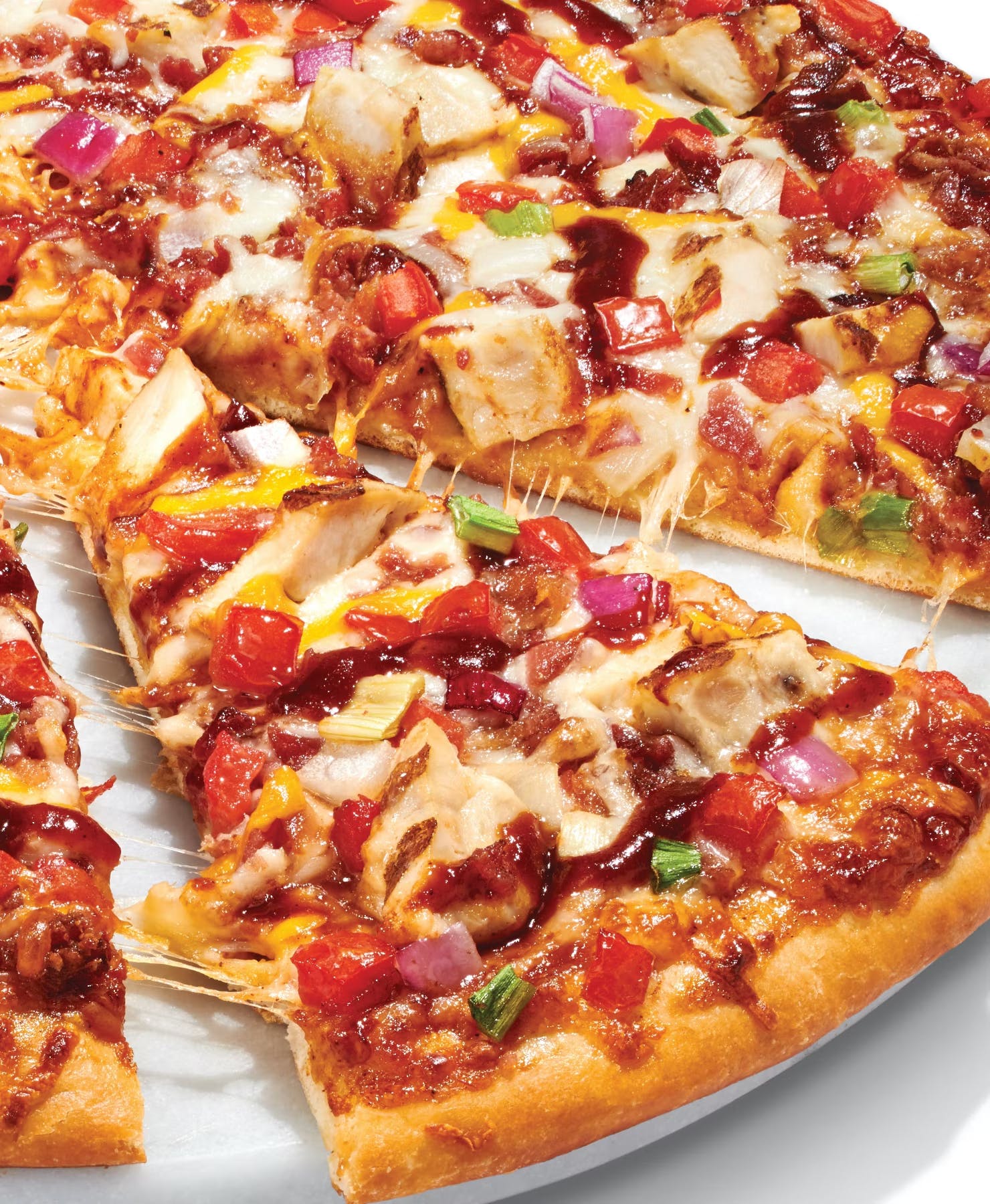 Order BBQ Chicken Pizza - Medium 12" food online from Papa Murphy's Take N Bake Pizza store, Stockton on bringmethat.com