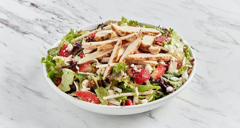 Order Grilled Chicken and Strawberry Salad food online from Fireburger store, Richmond on bringmethat.com