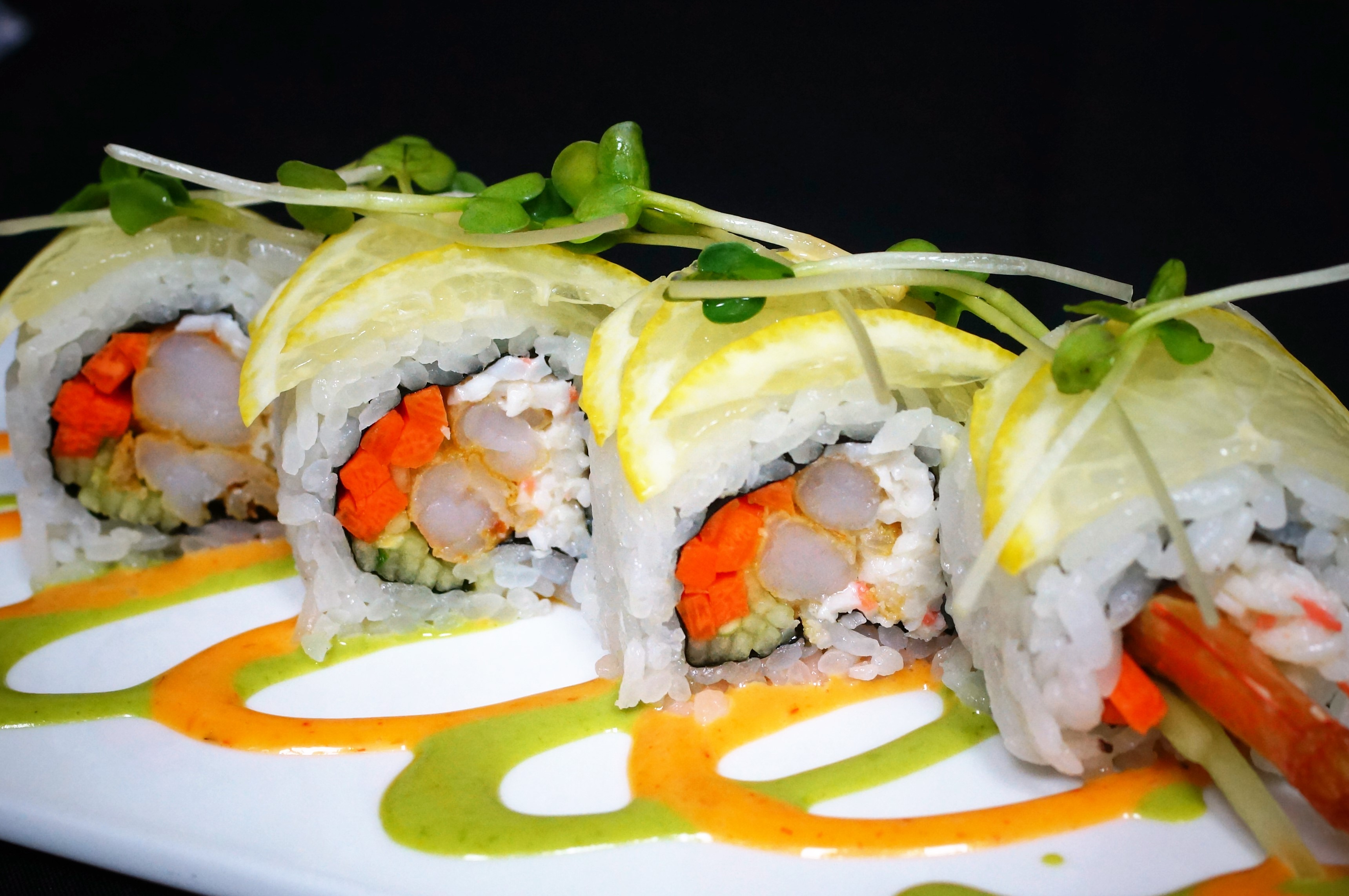 Order Lemon Roll food online from Sakura Sushi And Grill store, Albuquerque on bringmethat.com