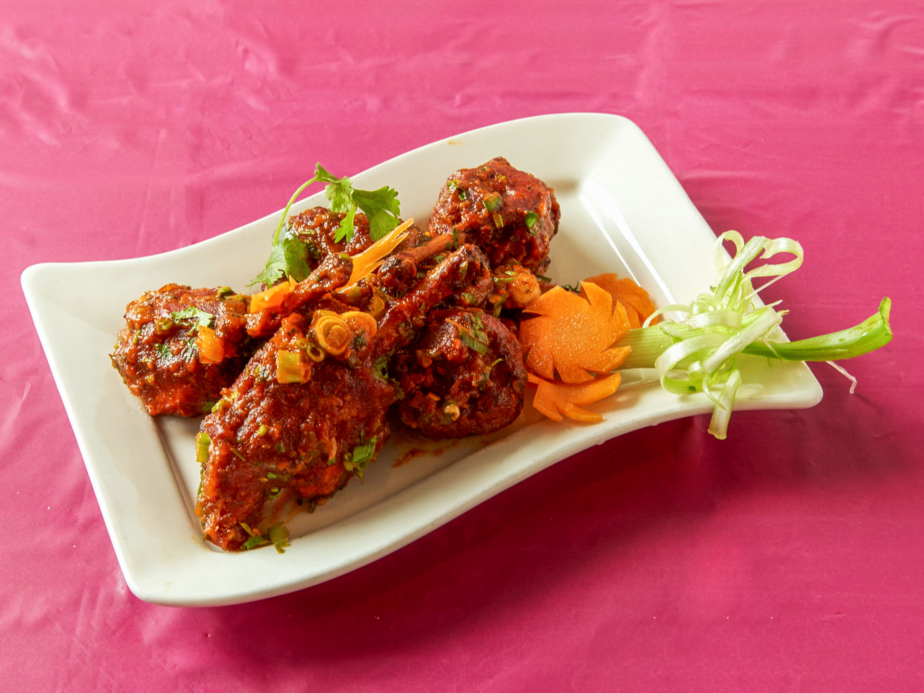 Order Chicken Lollipop food online from Curry Leaf Indian Cuisine store, Kentwood on bringmethat.com