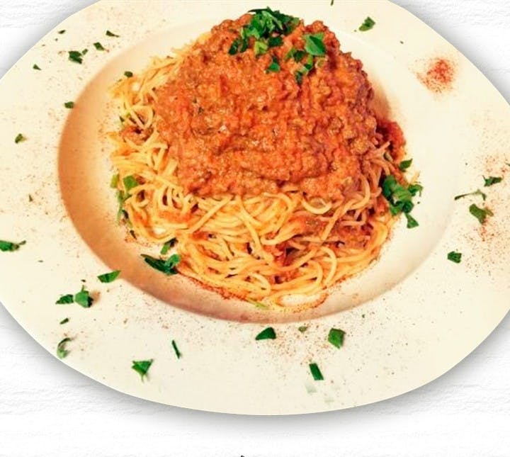 Order Pasta Bolognese - Pasta food online from Bella Nonna Pizza Restaurant store, Greenwich on bringmethat.com