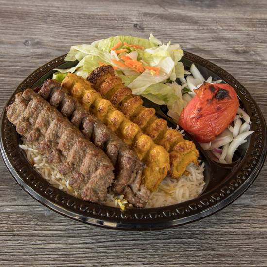 Order #14 Lula Combination food online from Kabab Way store, Glendale on bringmethat.com
