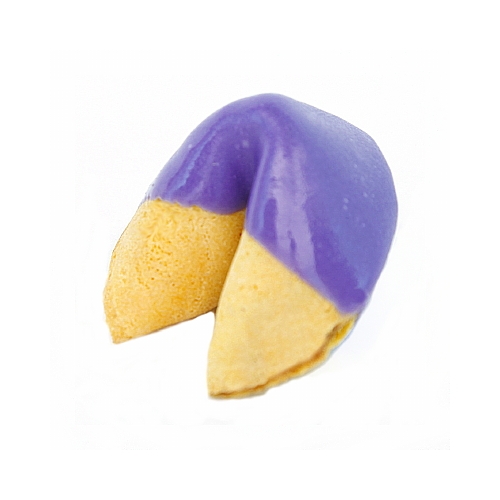 Order Purple Chocolate Covered Fortune Cookies food online from Fancy Fortune Cookies store, Indianapolis on bringmethat.com