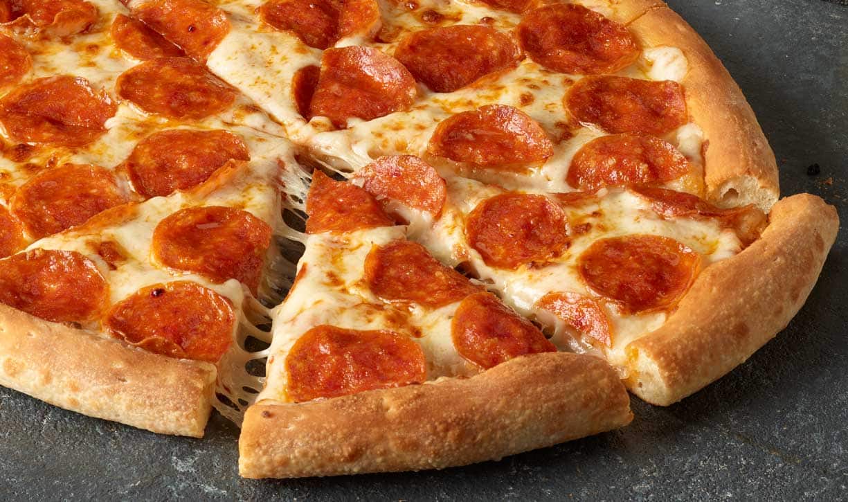 Order PEPPERONI PIZZA ( LARGE) food online from Papa Johns store, Mount Sinai on bringmethat.com