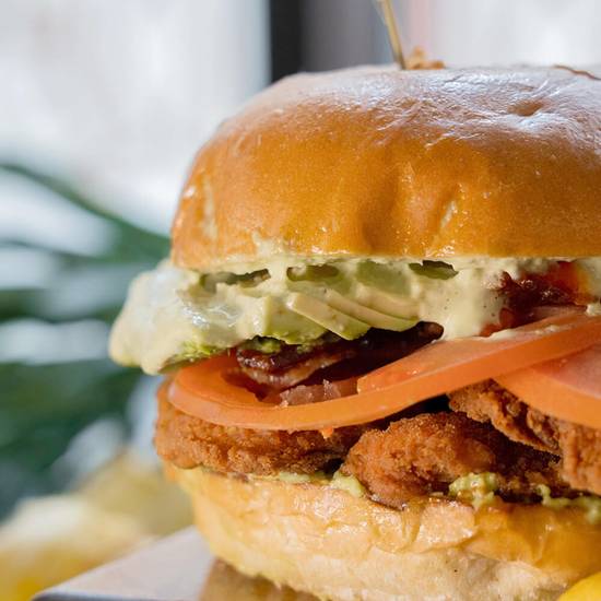 Order Fried Chicken Sandwich. food online from La Isla Restaurant - Uptown store, Hoboken on bringmethat.com