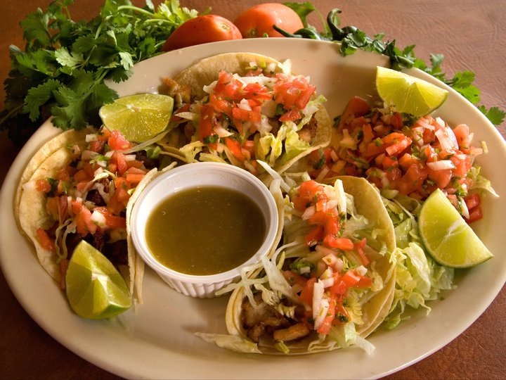 Order 3 Tacos Mexicanos food online from El Charro Mexican Restaurant store, Knoxville on bringmethat.com