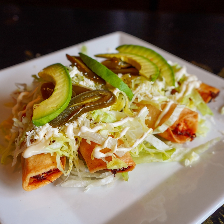 Order Flautas food online from Mi Lindo Cancun Grill store, Annapolis on bringmethat.com