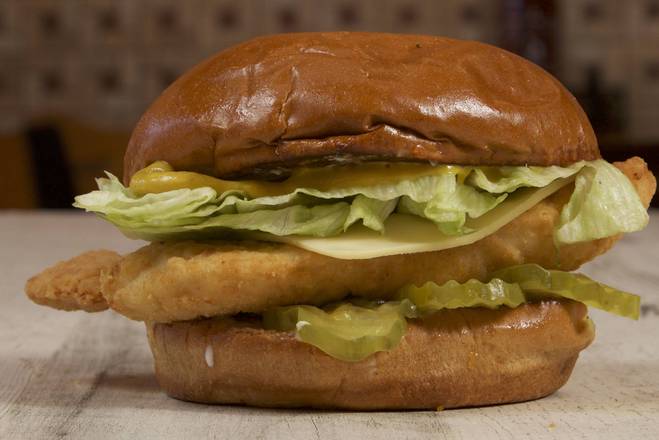 Order Yummy Chicken Tender Burger food online from Yummy Burgers & BBQ store, Richardson on bringmethat.com