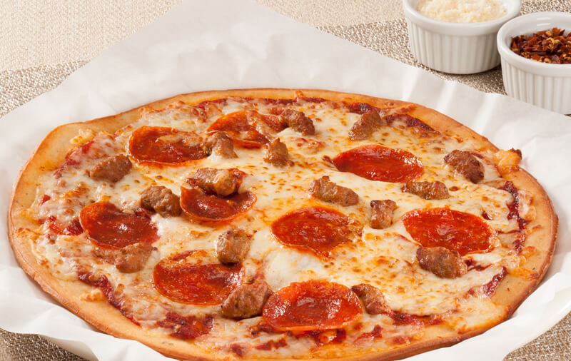 Order Gluten-Free Thin Crust Cheese Pizza food online from BJs Restaurant & Brewhouse store, Greenwood on bringmethat.com