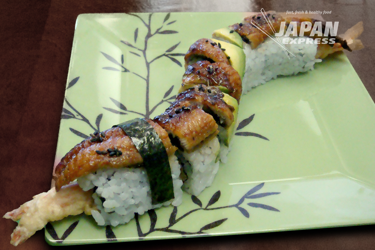 Order Dragon Roll  food online from Japan Express store, Glendale on bringmethat.com