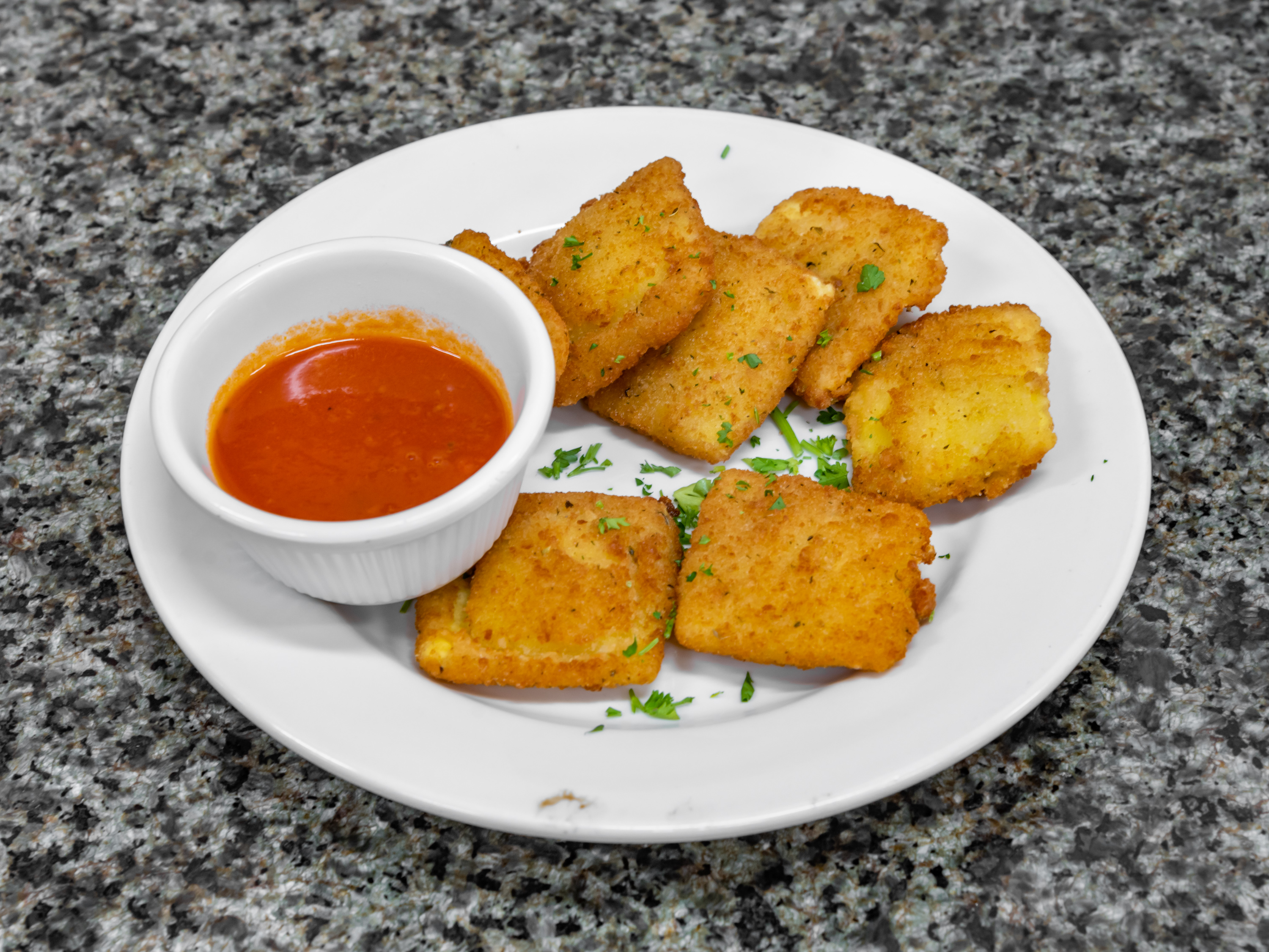 Order Fried Cheese Ravioli  food online from Il Bel Paese Pizzeria & Trattoria store, Brooklyn on bringmethat.com