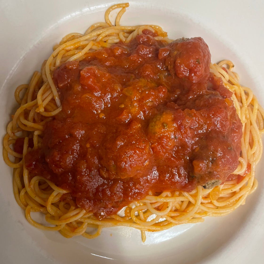 Order Pasta with Meatballs - Pasta food online from Casa Nostra Italian Cuisine store, Greeneville on bringmethat.com