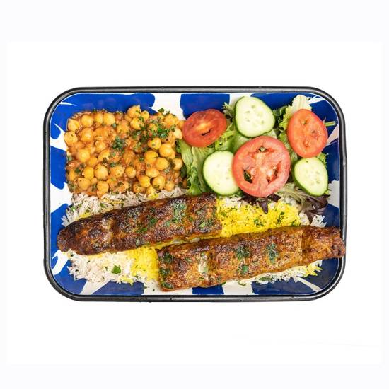 Order 3. Chicken Kubideh Platter food online from Sheesh Grill store, Sully on bringmethat.com