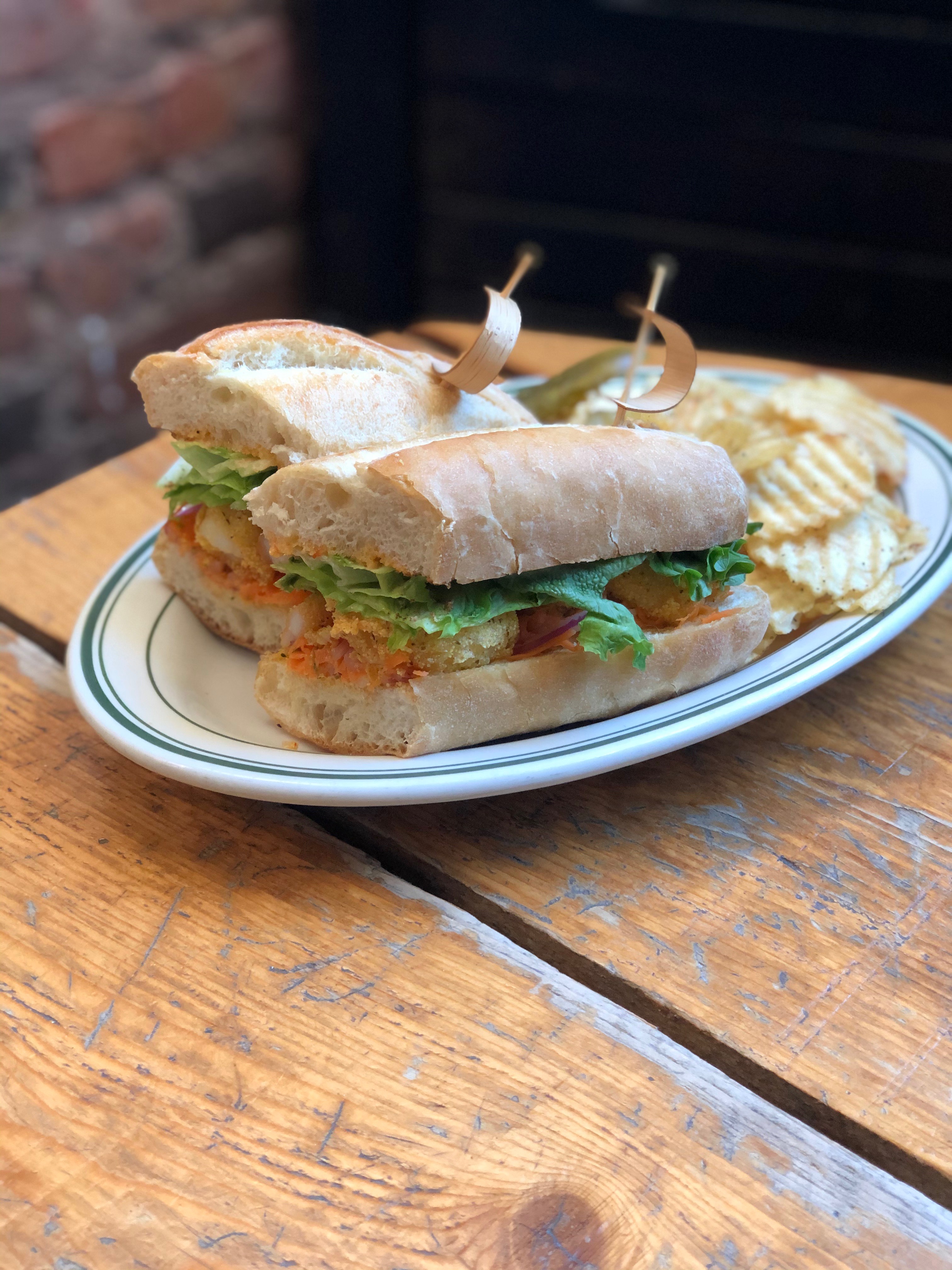 Order Shrimp Po-Boy food online from The Folly store, New York on bringmethat.com