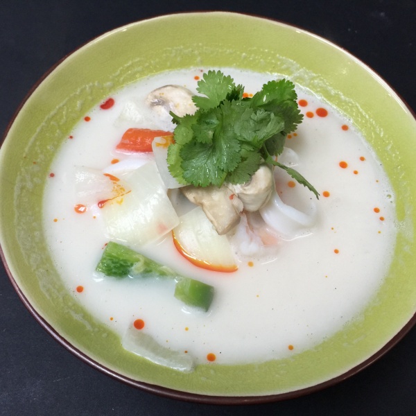 Order S2. Tom Kha Soup food online from Williamsburg Thai store, Brooklyn on bringmethat.com