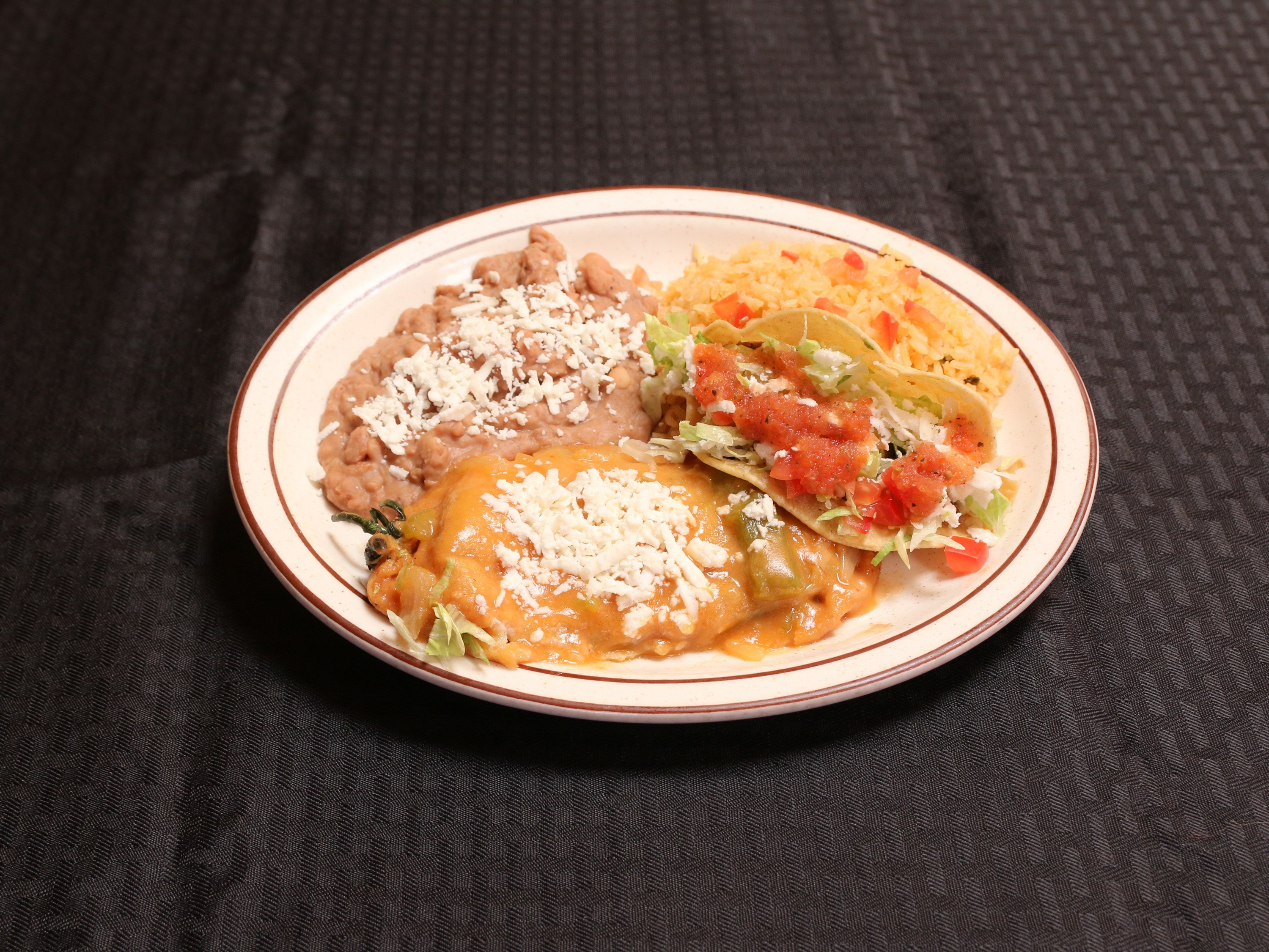 Order Chile Relleno food online from Tortillas Restaurant store, Cathedral City on bringmethat.com