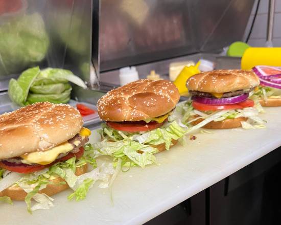 Order #1 Cheeseburger Combo food online from Burger Shack store, Lemoore on bringmethat.com