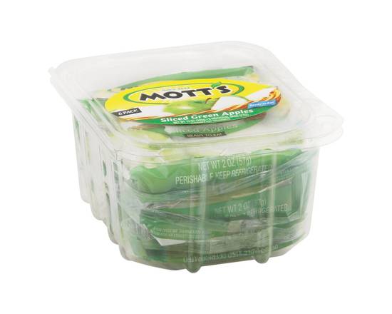 Order Mott's · Sliced Green Apples (6 x 2 oz) food online from Safeway store, Phoenix on bringmethat.com