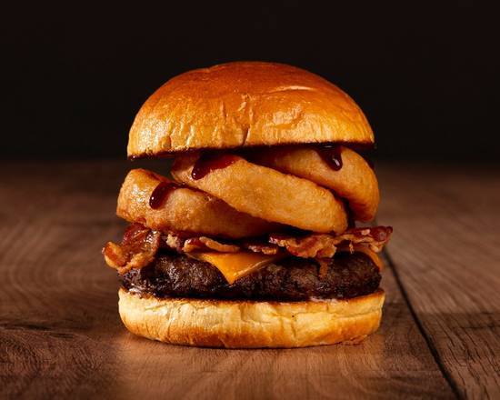 Order The Bacon BBQ Burger food online from Ranch Burger Co. store, Detroit on bringmethat.com