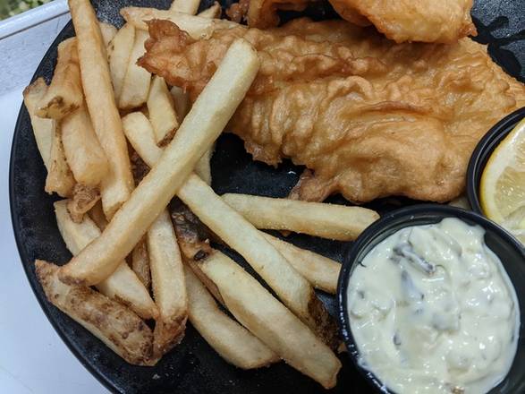 Order Fish & Chips food online from Hooley House Sports Pub & Grille store, Akron on bringmethat.com