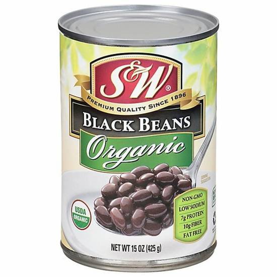 Order S&W Organic Black Beans food online from IV Deli Mart store, Goleta on bringmethat.com