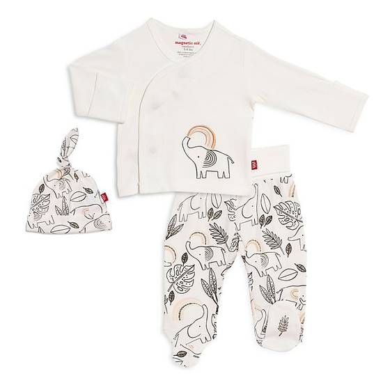Order Magnetic Me® by Magnificent Baby Size 3M 3-Piece Ellie Go Lucky Pant Set in Cream food online from Bed Bath & Beyond store, Lancaster on bringmethat.com