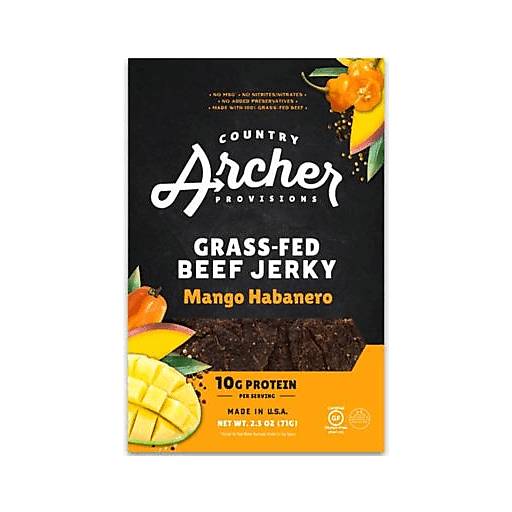 Order Country Archer Mango Habanero Beef Jerky (3 OZ) 114692 food online from Bevmo! store, Albany on bringmethat.com