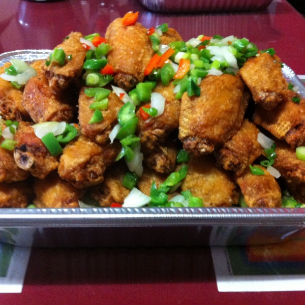 Order Salt and Pepper Chicken Wings Party Tray food online from Golden Kim Tar store, San Francisco on bringmethat.com