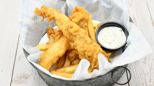 Order Kid's Fish & Chips food online from Joes Crab Shack store, Sandy on bringmethat.com