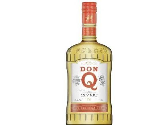 Order Don Q Gold, 1.75L rum (40.0% ABV) food online from Cold Spring Liquor store, Liberty Hill on bringmethat.com