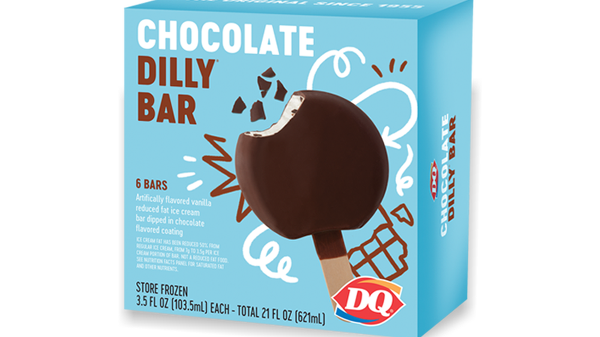 Order CHOCOLATE NO SUGAR ADDED DILLY BAR BOX (6) food online from Dairy Queen store, Willis on bringmethat.com
